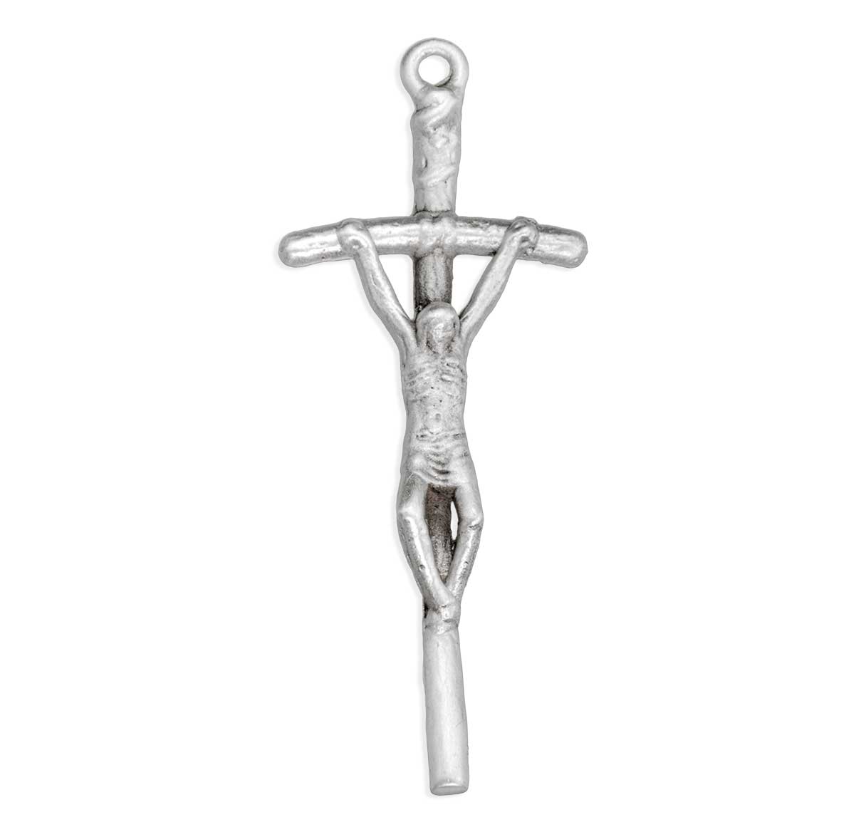 Sterling Silver Papal Crucifix