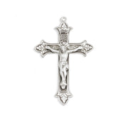 Sterling Silver Fleur De Lis Cross