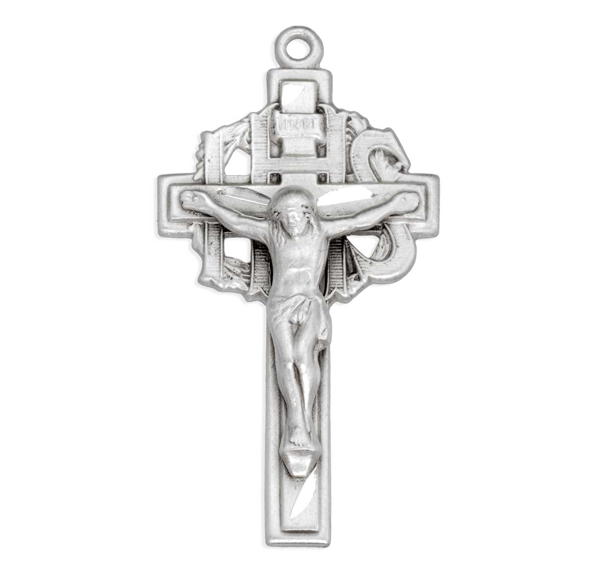 Pierced Sterling Silver Crucifix