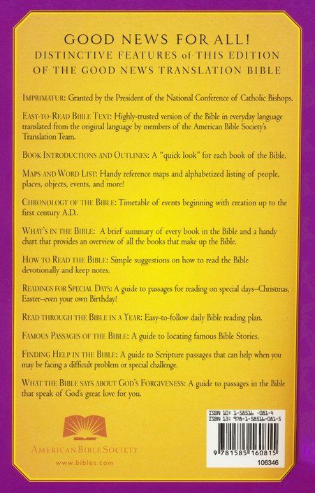 TEV Good News Bible Paper, Fuchsia