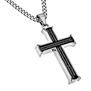 Black Iron Cross Necklace