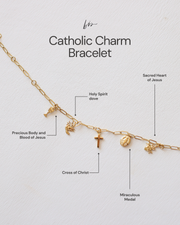 Catholic Gold Charm Bracelet | A Wearable Reminder of Faith