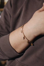 Catholic Gold Charm Bracelet | A Wearable Reminder of Faith