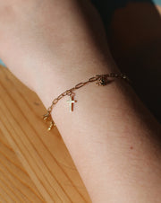 Catholic Gold Charm Bracelet | A Wearable Reminder of Faith
