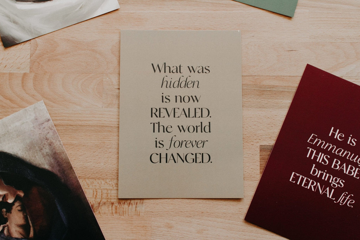Emmanuel Christmas Postcard // 5-Pack