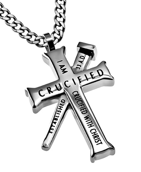 Established Silver Cross Necklace