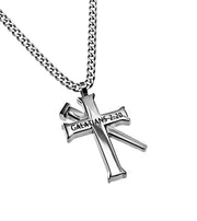 Established Silver Cross Necklace