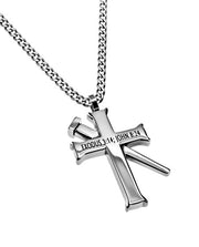 Established Silver Cross Necklace