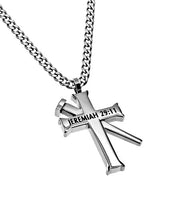 Established Silver Cross Necklace