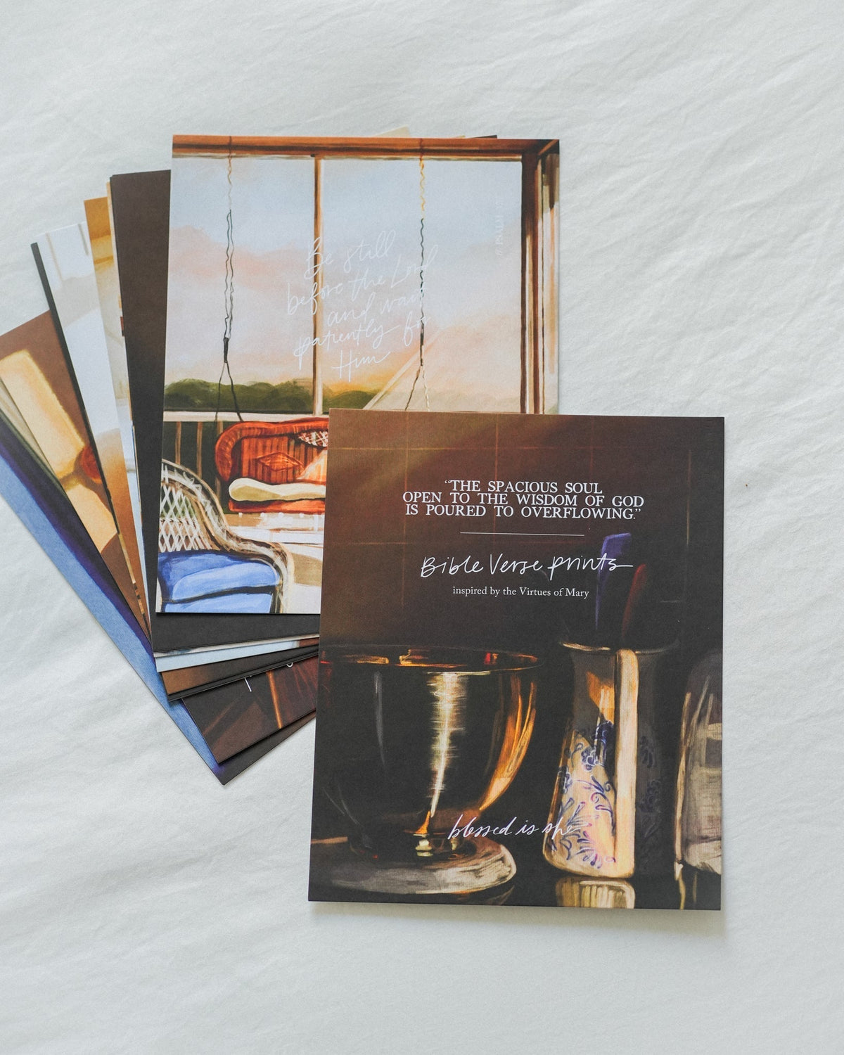 Marian Bible Verse Print Set (12 Prints)