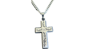 Black Thorn Cross Necklace