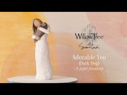 Willow Tree Adorable You (Dark Dog) Figurine*