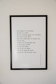 Saint Michael Prayer Poster (24x36)