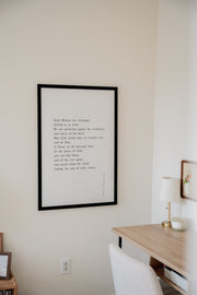 Saint Michael Prayer Poster (24x36)