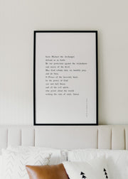 Saint Michael Prayer Poster (24x36)