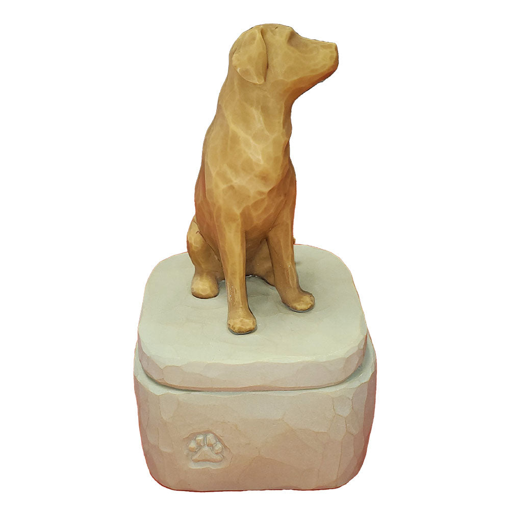 Willow Tree Love my Dog Golden Keepsake Box - Light